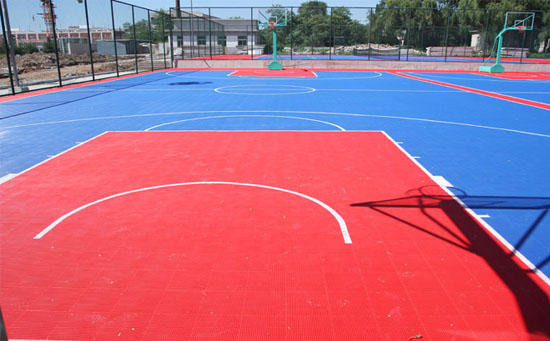 籃球場懸浮式地板安裝