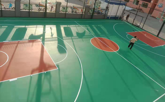 硅pu籃球場