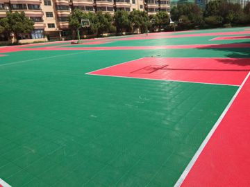 杭州雙層米格拼裝懸浮運動地板工程案例之杭州第一中學