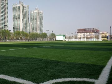 北京人造草足球場施工工程案例之朝陽區西岸體育公園