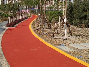 沈陽epdm塑膠健身步道施工工程案例之恒大城